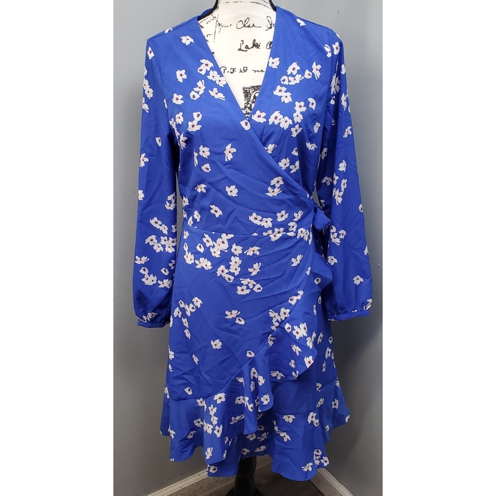Banana Republic Blue Floral Midi Dress